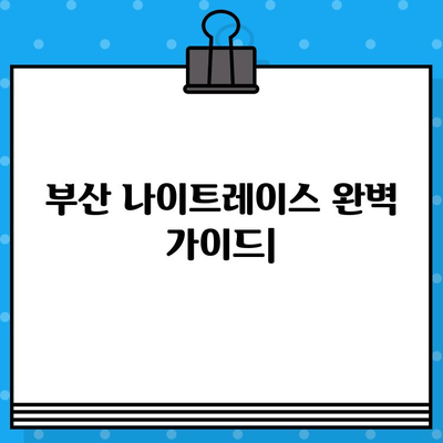 부산 나이트레이스 완벽 가이드| 예매, 가격, 꿀팁 & 코스 정보 | 부산 마라톤, 야경, 축제, 참가 정보