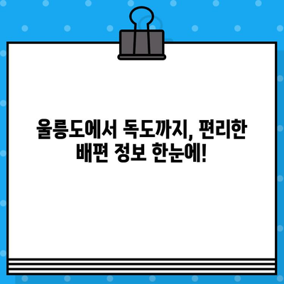 독도 여행| 울릉도에서 배편 예매하는 가장 빠른 방법 | 독도, 울릉도, 배편, 예약, 여행 가이드