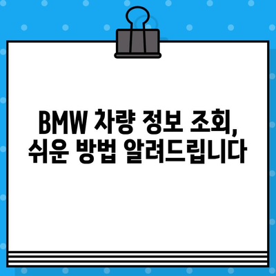 BMW 차량의 생산 정보 확인하기| 차대번호로 제조일, 모델, 옵션 조회 | BMW 차대번호, 생산일 조회, 차량 정보