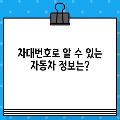 자동차 차대번호 찾기| 위치별 상세 안내 | 자동차, 차량 정보, 차대번호 확인