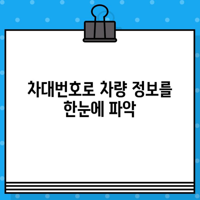 차량 식별의 핵심| 차대번호의 모든 것 | 차대번호 해독, 차량 정보 확인, 자동차 정보