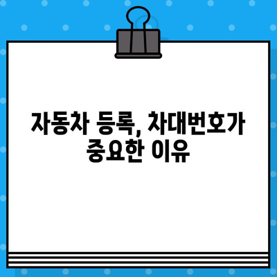 자동차의 주민등록번호| 차대번호, 제대로 이해하고 활용하기 | 차대번호, 자동차 등록, 정보 확인, 차량 관리