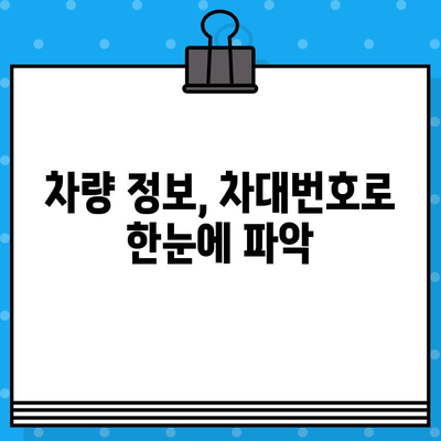 자동차 차대번호, 의미와 부착 위치 완벽 분석 | 차량 정보, VIN, 차대번호 해독