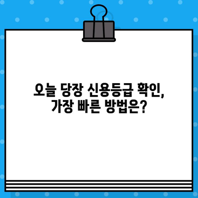 신용평가 등급 확인서 당일 발급받는 가장 빠른 방법 | 신용등급, 신용정보, KCB, NICE