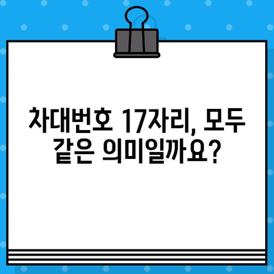 차대번호 완벽 해독| 의미와 형식별 차이점 알아보기 | 자동차, 차량 정보, VIN