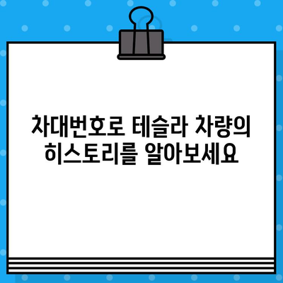 테슬라 차량 검사| 차대번호로 문제 해결하기 | 테슬라, 차량 점검, 차대번호, 문제 해결