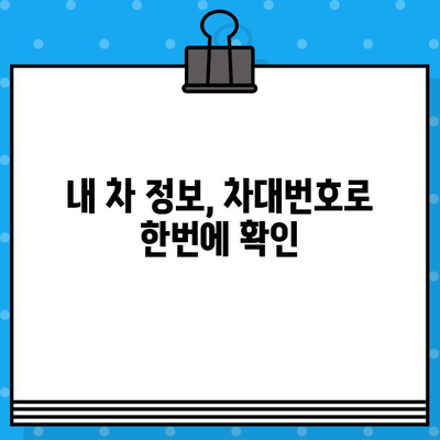 차대번호로 부품 찾기| 내 차에 딱 맞는 부품 쉽게 조회하는 방법 | 자동차 부품, 부품 조회, 차량 정보