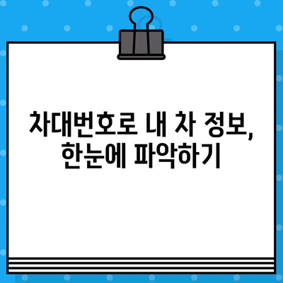 차대번호로 자동차 검사 문제 해결| 궁금한 점 3가지와 해결 방법 | 자동차 검사, 차량 정보, 문제 해결