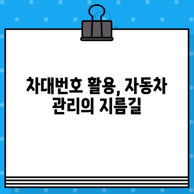 차량 정보의 핵심, 차대번호 완벽 이해하기| 조회 방법, 위치, 활용 가이드 | 차량 정보, 차량 조회, 자동차 정보