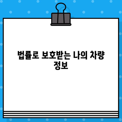 차량 소유자 찾기| 차대번호로 숨겨진 정보 밝히기 | 개인정보보호, 차량 조회, 법률 정보