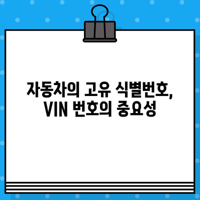 차대번호와 VIN 번호| 헷갈리는 두 용어, 제대로 이해하기 | 자동차, 차량 정보, 번호판