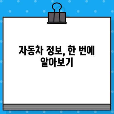 차량번호와 차대번호로 차량 정보 알아내는 방법 | 자동차 정보 조회, 차량 조회, 차량번호 조회, 차대번호 조회