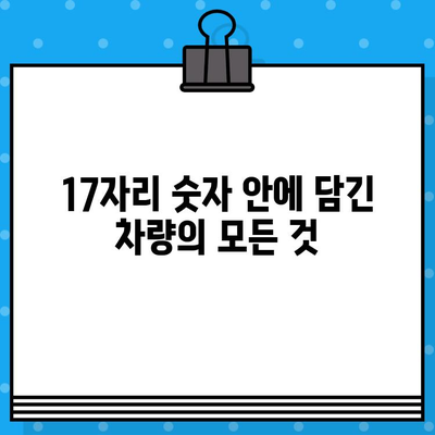 자동차 차대번호, 숨겨진 비밀을 밝히다| 중요성과 의미 완벽 해설 | 차량 정보, 식별, 역사, VIN