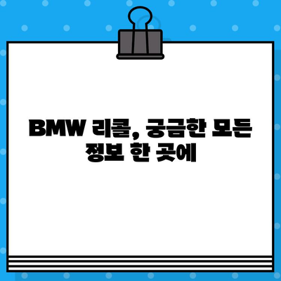 BMW 리콜 확인| 차대번호로 내 차량 문제점 바로 알아보기 | 리콜 정보, 안전 점검, 차량 조회