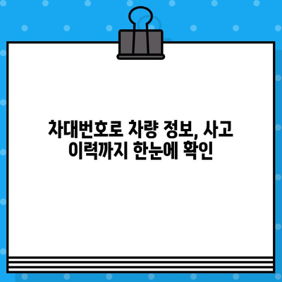 차대번호로 알 수 있는 모든 것 | 핵심 정보 완벽 가이드 | 차대번호 해독, 자동차 정보, 차량 조회