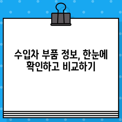 수입차 차대번호로 부품 찾기| 간편하고 빠른 조회 방법 | 부품 정보, 정품 부품, 온라인 조회, 수입차 부품 쇼핑