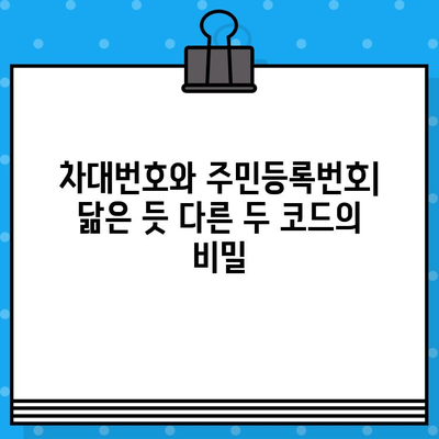 자동차의 주민등록번호, 차대번호의 비밀| 풀어내는 10가지 방법 | 차대번호, 자동차 정보, 주민등록번호, 해석, 정보