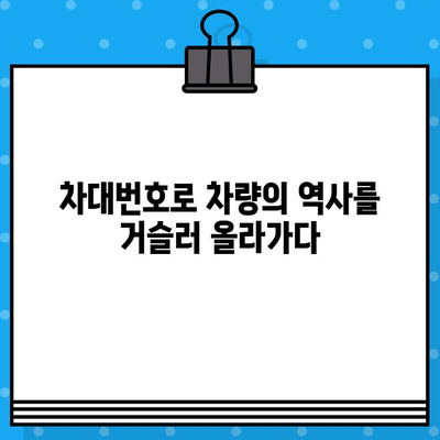 차량의 비밀번호, 차대번호가 숨기는 의미 알아보기 | 차대번호 해석, 자동차 정보, 차량 정보