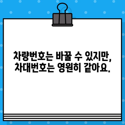 차량번호 vs 차대번호| 헷갈리는 두 번호, 확실하게 구분하는 방법 | 자동차, 번호판,  차량 정보