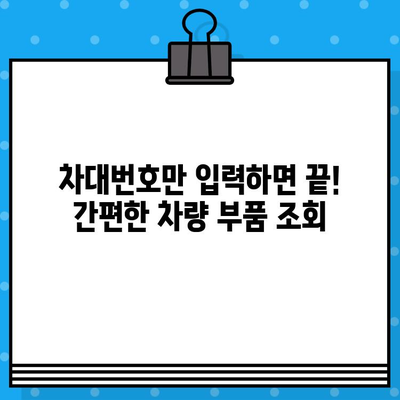 차량 부품 조회, 차대번호로 쉽게 찾는 방법 | 부품 정보,  차량 정보,  온라인 조회