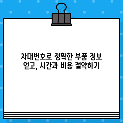 자동차 차대번호로 부품 찾기| 간편하고 정확한 방법 | 부품 조회, 자동차 정비, 차량 정보