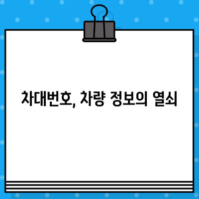 차량 식별의 지름길! 차대번호 위치별 차량 정보 찾기 | 차량 정보, 차대번호, 자동차 식별