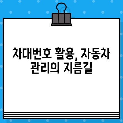 차량 정보 한눈에 파악! 차대번호 확인 방법 총정리 | 자동차, 차량 정보, 차량 조회