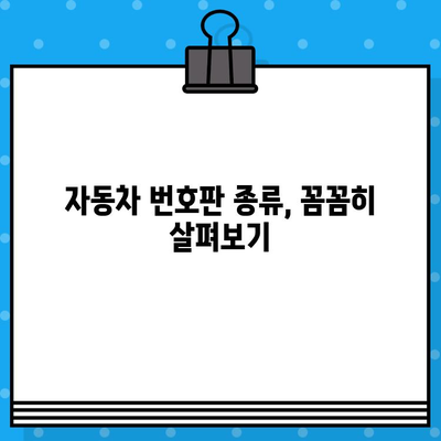 차량번호와 차대번호, 이제 제대로 알아보자! | 자동차 정보, 번호판, 차량 식별