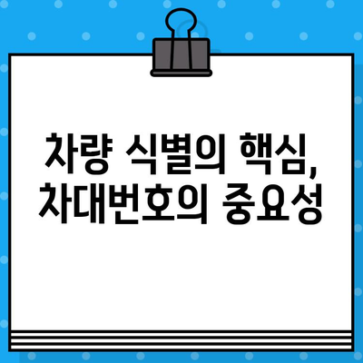 내 차의 고유 ID, 차대번호 찾는 방법| 위치 파악 가이드 | 차량 정보, 차량 식별, 차대번호 위치