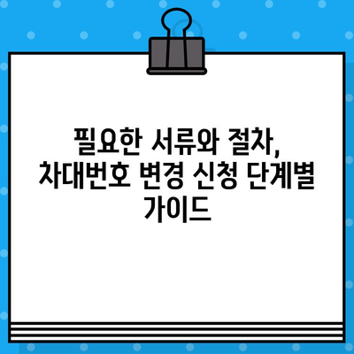 자동차 분실/도난 후 차대번호 표기 변경 및 신규 등록 절차 완벽 가이드 | 차량 도난, 차량 분실, 차량 등록, 자동차 등록, 차대번호