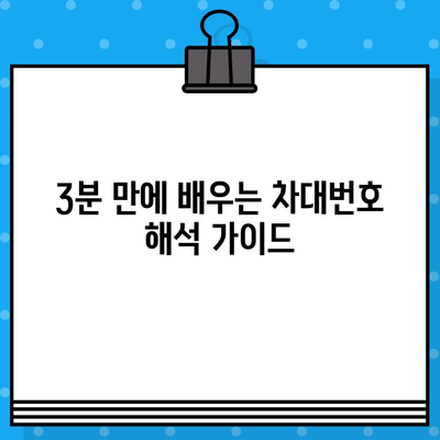 차량 정보 한눈에 파악! 차대번호 3분 이해 가이드 | 자동차, 차량 정보, 차대번호 해석