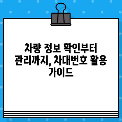 차량의 모든 것을 말해주는 차대번호| 식별 방법, 의미, 활용 가이드 | 차량 정보, 차량 관리, 차대번호 해독