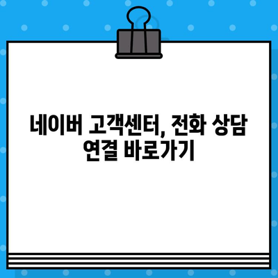 네이버 고객센터 상담원 연결 & 톡톡 문의 방법| 빠르고 간편하게 해결하세요 | 고객센터, 상담, 톡톡, 문의