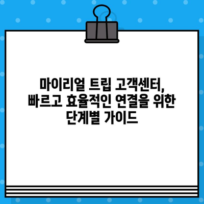 마이리얼 트립 고객센터 상담원 연결 후기| 실제 경험 바탕으로 알려드리는 연결 팁 | 여행, 고객센터, 상담, 후기, 꿀팁