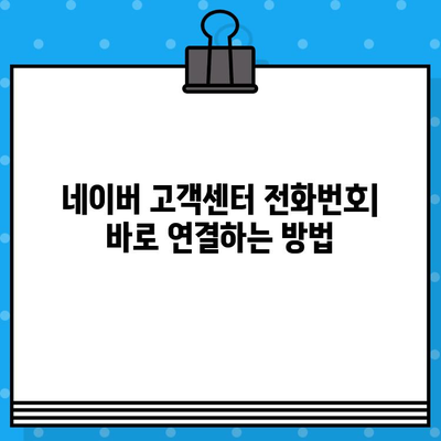 네이버 고객센터 전화번호, 상담원 연결, 톡톡 문의 방법| 빠르고 쉬운 해결책 | 네이버 고객센터, 전화, 상담, 톡톡, 문의