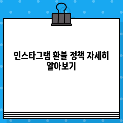 인스타그램 상품 환불, 고객센터 연락 방법 총정리 | 인스타그램, 환불, 고객센터, 연락처, 문의