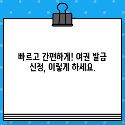 2024년 여권 발급 신청 완벽 가이드| 단계별 안내부터 주의사항까지 | 여권, 발급, 신청, 정보, 최신