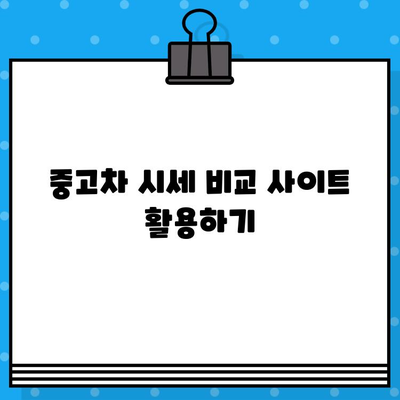 중고차 차량번호 없이 시세 확인하는 꿀팁 | 중고차 시세, 매매, 가격 비교, 똑똑하게 알아보기