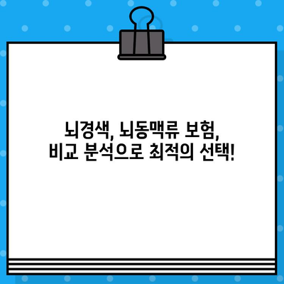 뇌경색, 뇌동맥류 보험 가입 전 꼭 알아야 할 핵심 정보 | 보장 범위, 중요 포인트, 비교 가이드