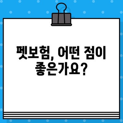 반려동물 건강 지키는 필수템! 펫보험으로 행복 보장하세요 | 펫보험 비교, 장점, 추천