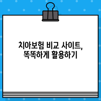 치아보험 비교 사이트 활용, 나에게 딱 맞는 보험 찾기 | 치아보험 추천, 보험료 비교, 가입 가이드