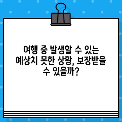 해외여행 보험 가입 전 꼭 확인해야 할! 배제 사항 완벽 가이드 | 여행 보험, 필수 정보, 주의 사항