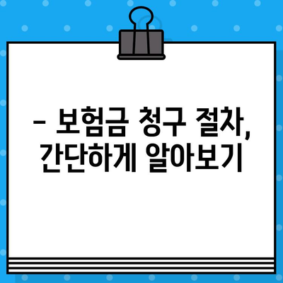 해외 여행 보험 보장금, 꼭 받아야죠! | 상세 신청 방법 & 필요 서류 완벽 가이드