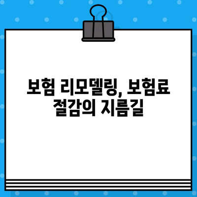 보험 리모델링이 필요한 5가지 상황과 해결 방법 | 보험 분석, 맞춤형 보장, 보험료 절감