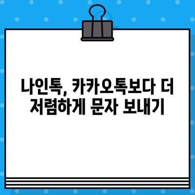 카톡 무료 문자 보내기| 나인톡으로 즐기는 무료 메시지의 향연 | 카카오톡, 무료 문자, 나인톡, 친구와 소통, 꿀팁