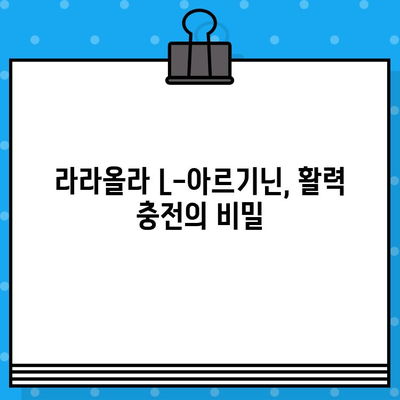 라라올라 L-아르기닌 고함량 액상, 놀라운 효능 제대로 알아보기 | 건강, 피로회복, 면역력, 남성건강