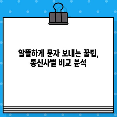 숨겨진 무료 문자 서비스 찾는 방법| 통신사별 꿀팁 대공개 | 무료 문자, 통신사, 혜택, 정보