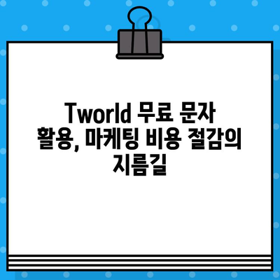 Tworld 무료 문자 서비스 활용 가이드| 효과적인 마케팅 & 커뮤니케이션 전략 | Tworld, 무료 문자, 마케팅, 커뮤니케이션