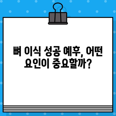 임플란트 성공의 열쇠, 뼈 지주력 이식의 예후 요인 분석 | 임플란트, 뼈 이식, 성공률, 예후, 치료