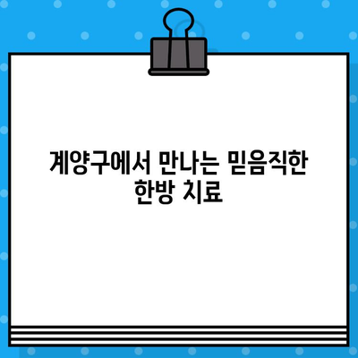 계양구 한방 병원| 면밀한 케어로 건강 회복 | 계양구, 한방 치료, 통증 완화, 건강 관리